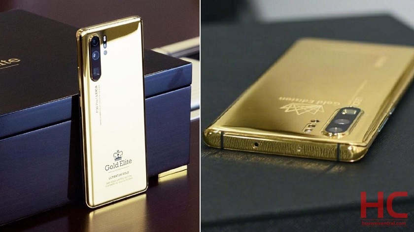 Дорого-богато: в сети засветился золотой Huawei P30 Pro