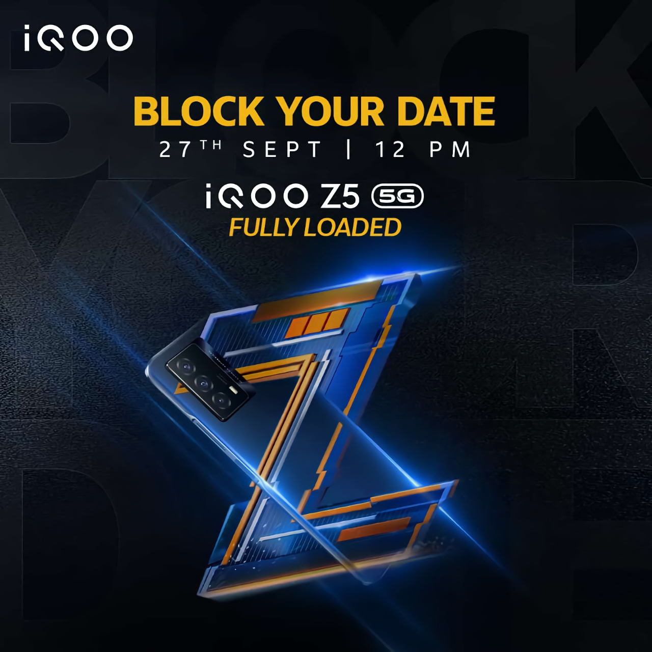 Vivo оголосила глобальну презентацію смартфона iQOO Z5 5G з чіпом Snapdragon 778G і екраном на 120 Гц