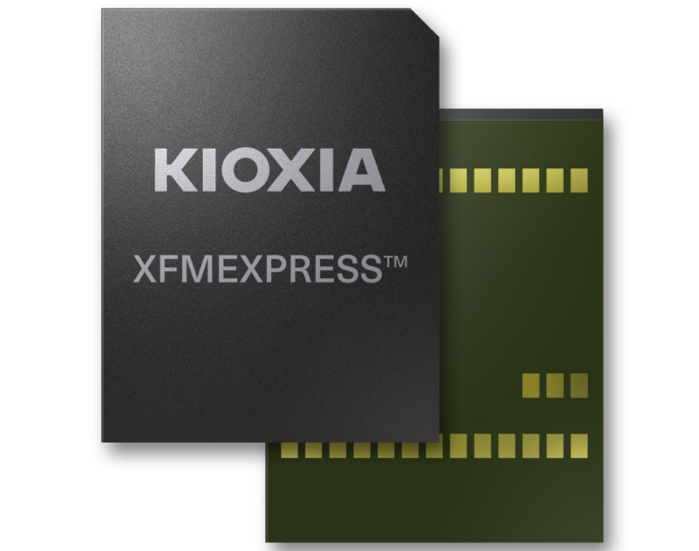 Kioxia introduced the world’s first removable, memory card size, high-speed SSD XFM drive