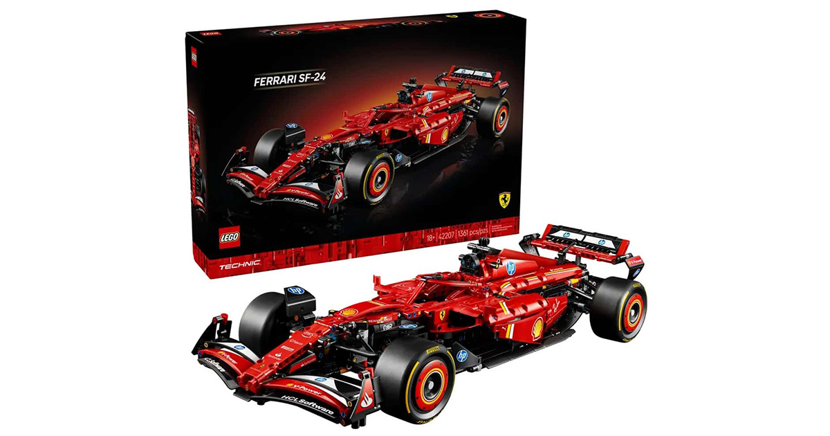 Lego Technic presents a new product: Ferrari SF-24 F1 model
