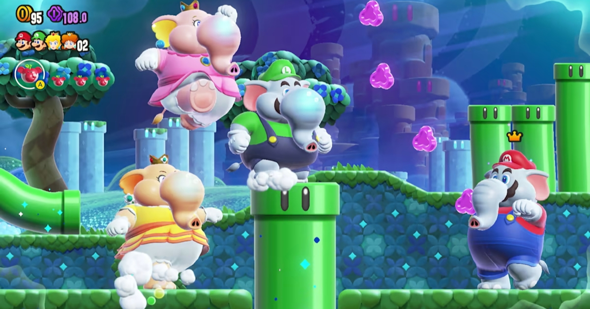 Weekly chart of game sales in the UK: Super Mario Bros Wonder is at No. 1 for the third week in a row