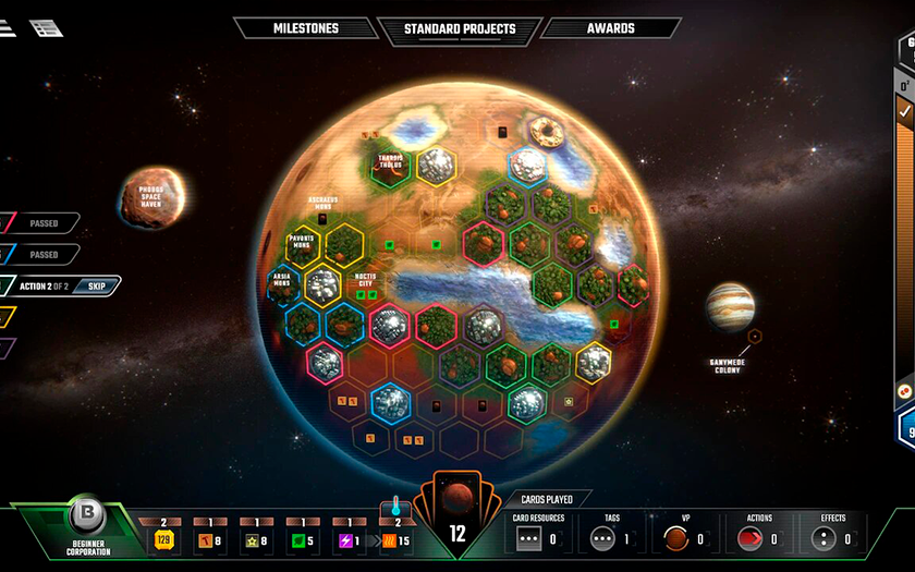 L'Epic Games Store a lancé une stratégie de colonisation de Mars : Terraforming Mars