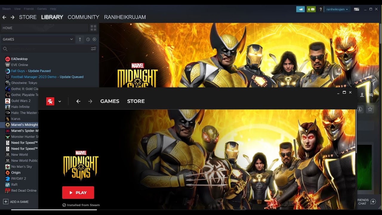 Le lanceur 2K peut affecter négativement les performances de Marvel's Midnight Suns, mais il peut être corrigé