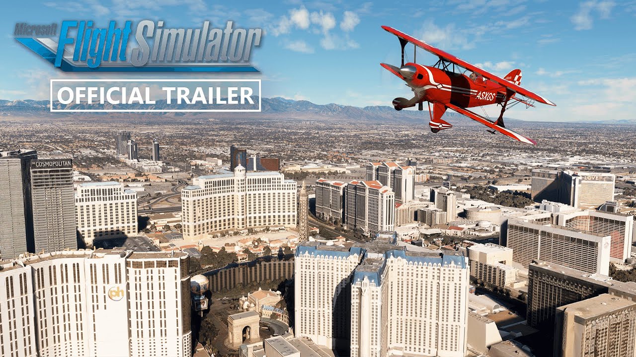 Останнє безплатне оновлення для оригінальної Microsoft Flight Simulator дає вам можливість зазирнути у Лас Вегас з висоти пташиного польоту