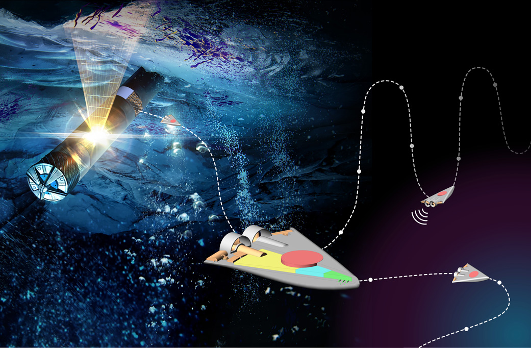 NASA is planning to explore the subglacial oceans of gas giant satellites with a swarm of tiny robots