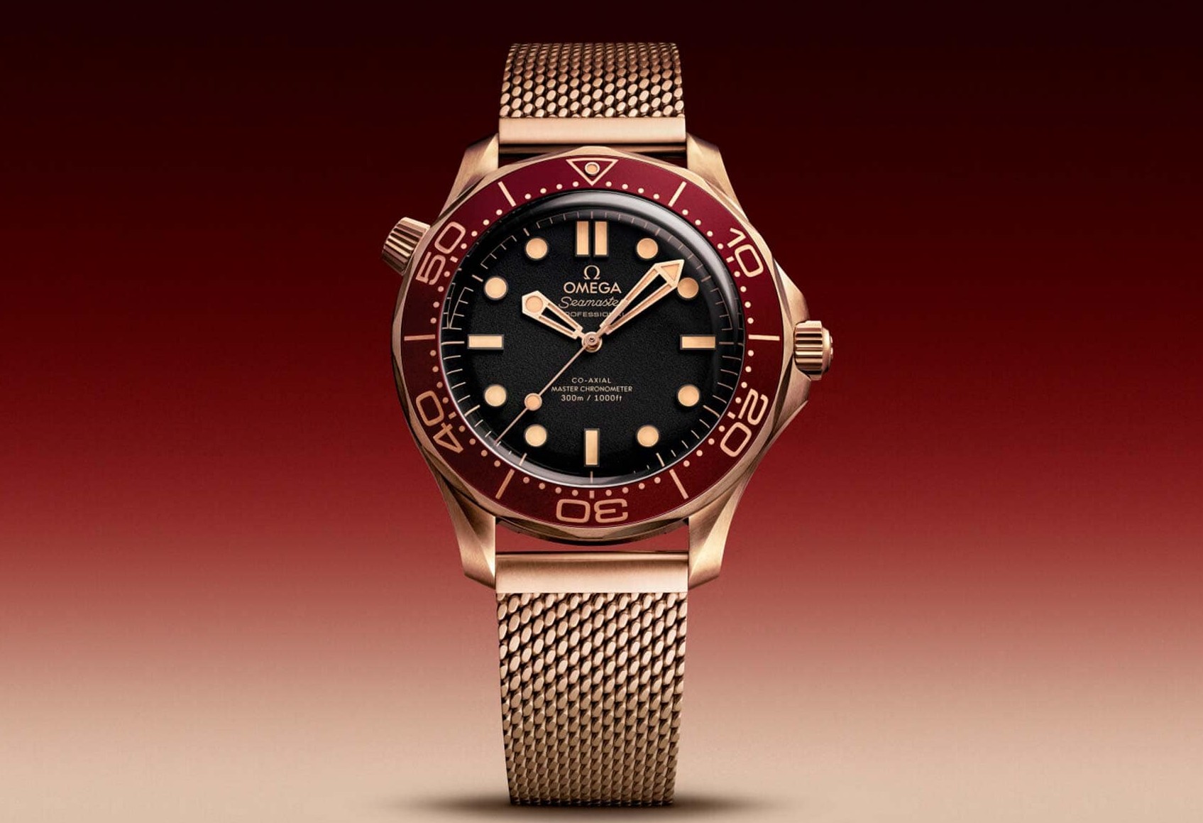 Omega Seamaster Diver 300M : L'icône bronze et or des eaux profondes