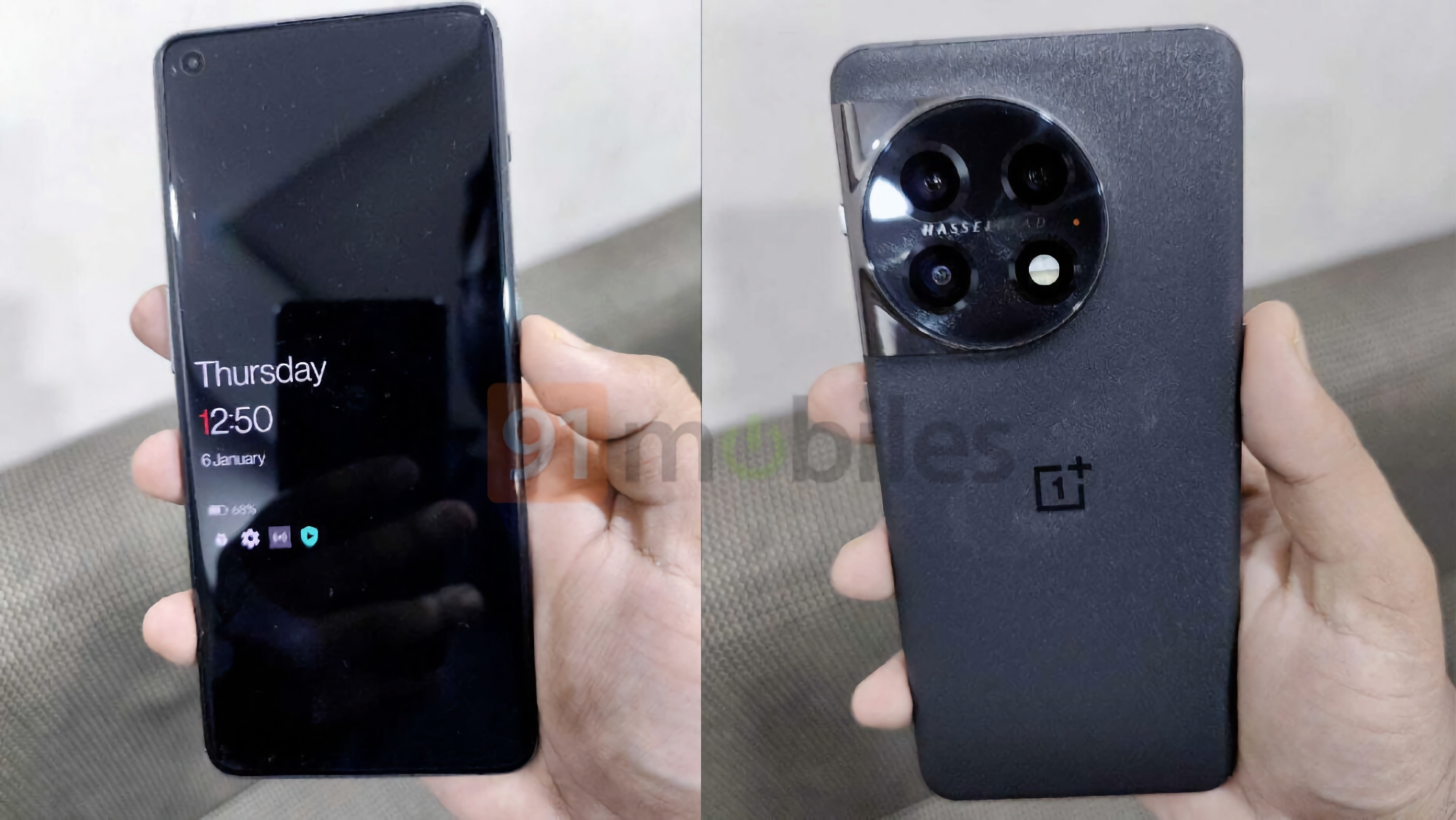Le OnePlus 11 est apparu dans des images en direct avec un appareil photo Hasselblad et un écran à bords incurvés.