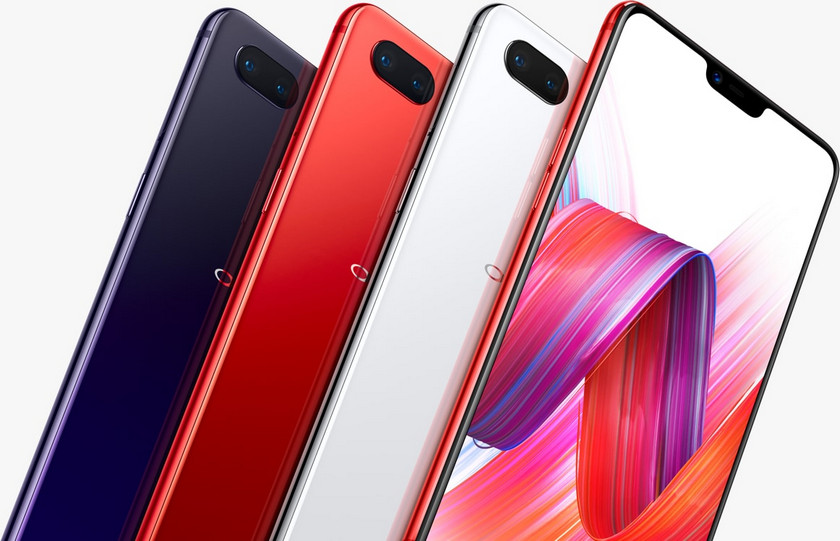 Анонс Oppo R15: стеклянный корпус и «высокий» экран с вырезом, как у iPhone X