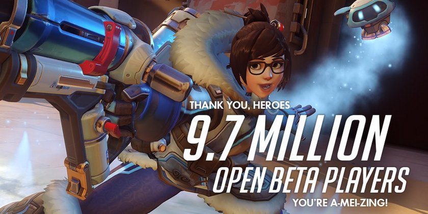 Бета Overwatch установила рекорд по числу участников