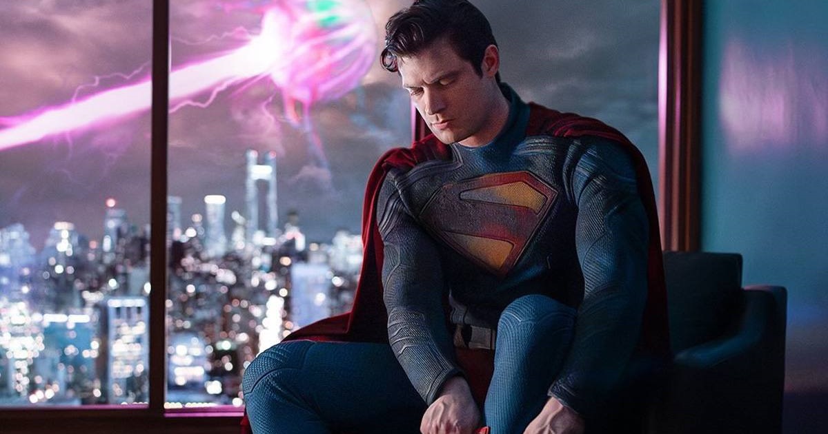 James Gunn reveals the first photo of David Corensworth as the new Superman: but what is that mysterious creature in the background?