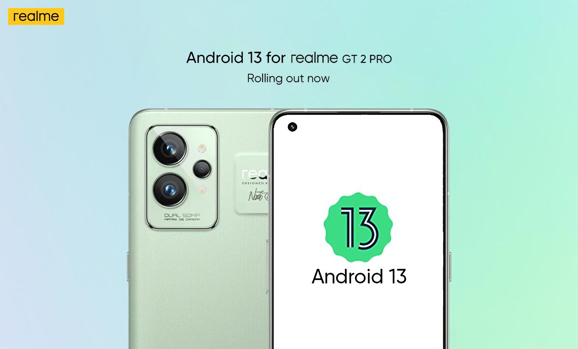 Finally! realme GT2 Pro started to receive a stable version of Android 13 with realme UI 3.0