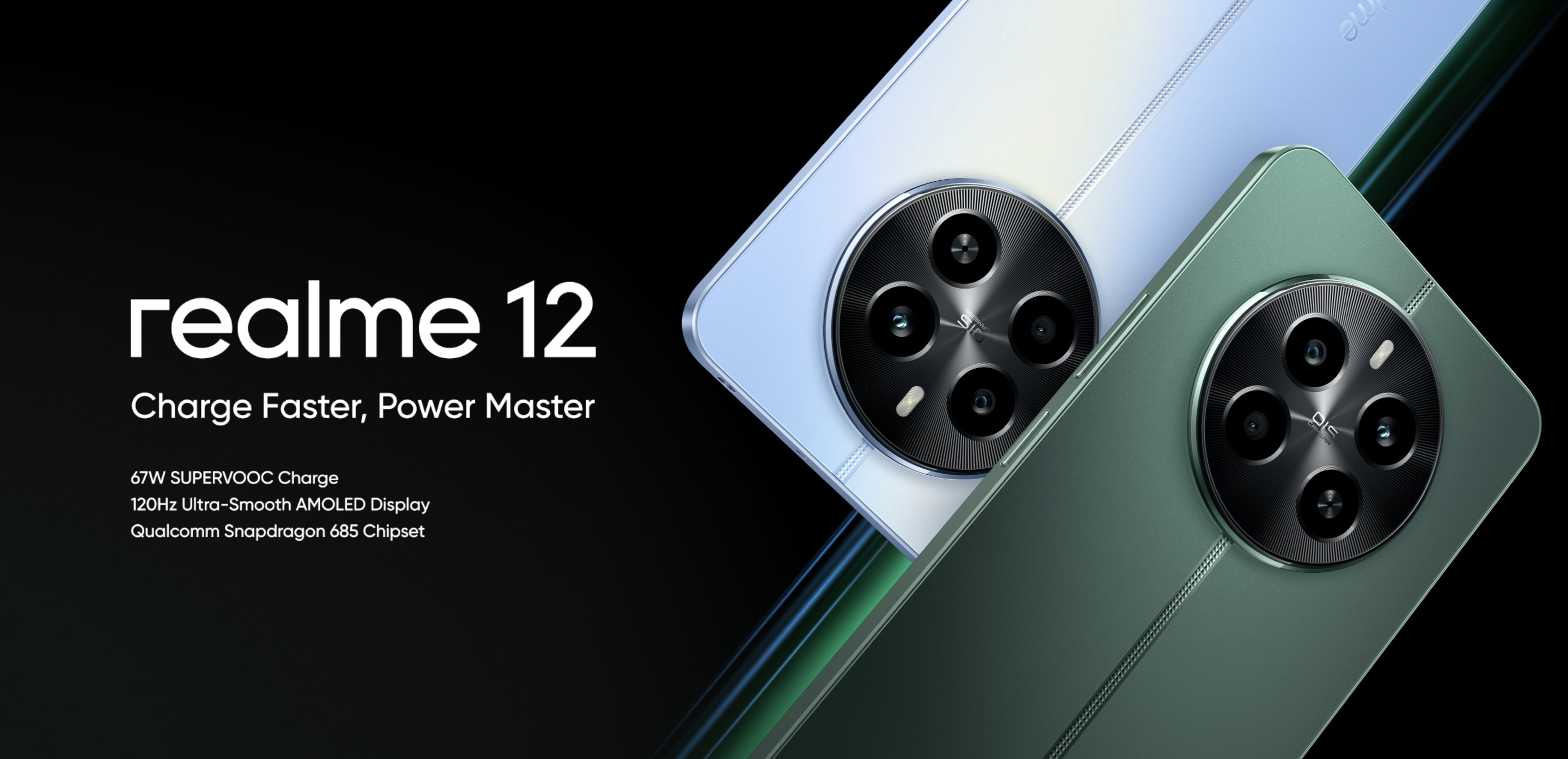 realme 12 4G: 120Hz OLED display, Snapdragon 685 chip and 50 MP Sony LYT-600 camera for $215.