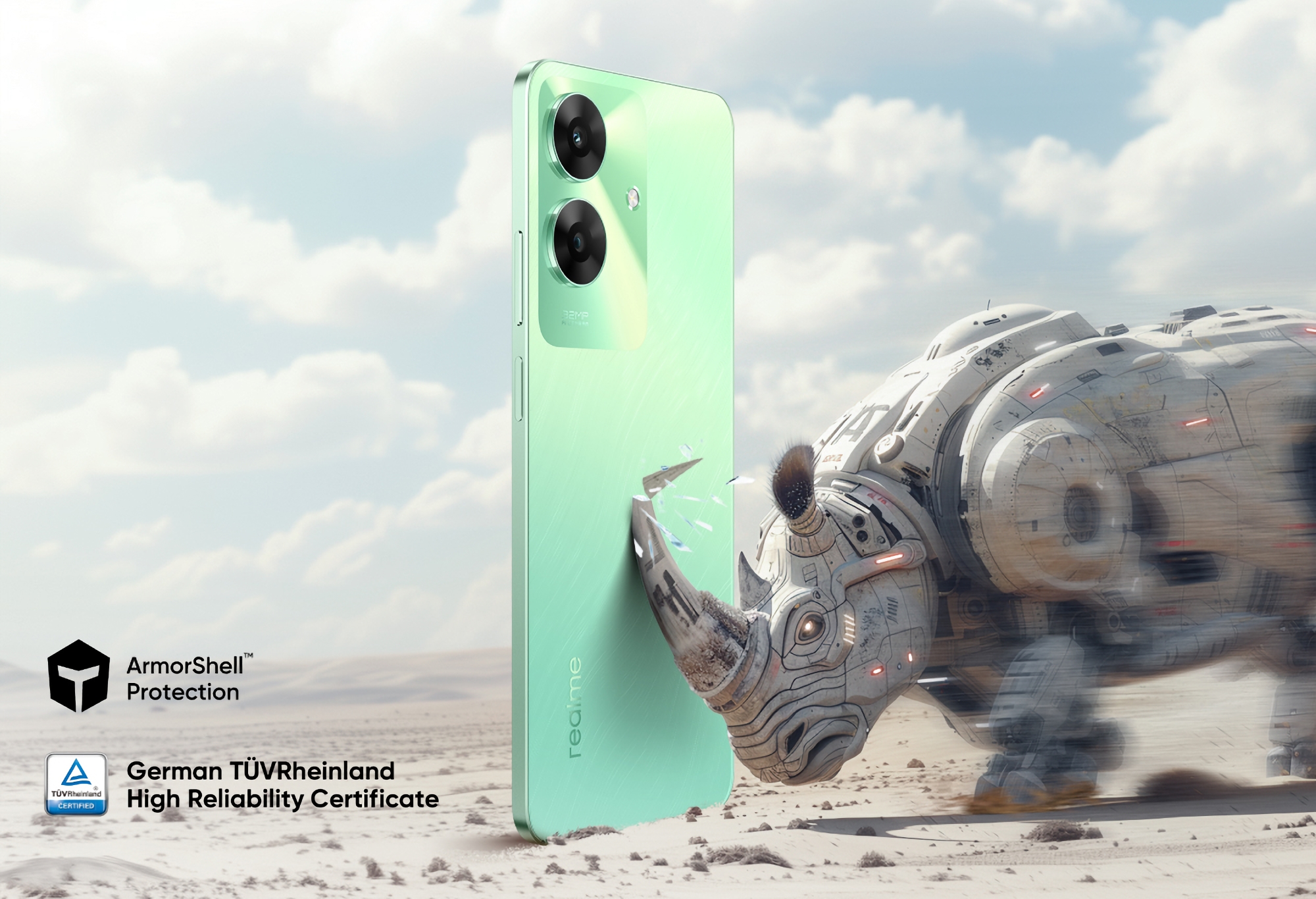Офіційно: realme C61 із захистом IP54, батареєю на 5000 мАг і зарядкою на 45 Вт дебютує 28 червня