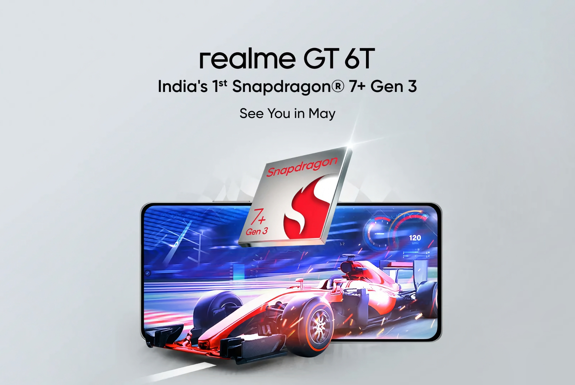 Офіційно: realme GT 6T з чипом Snapdragon 7+ Gen 3 дебютує в травні