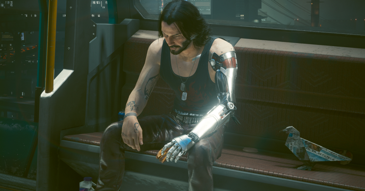 Завдяки оновленню 2.1 в Cyberpunk 2077 можна зустріти відомий мем із сумним Кіану Рівзом