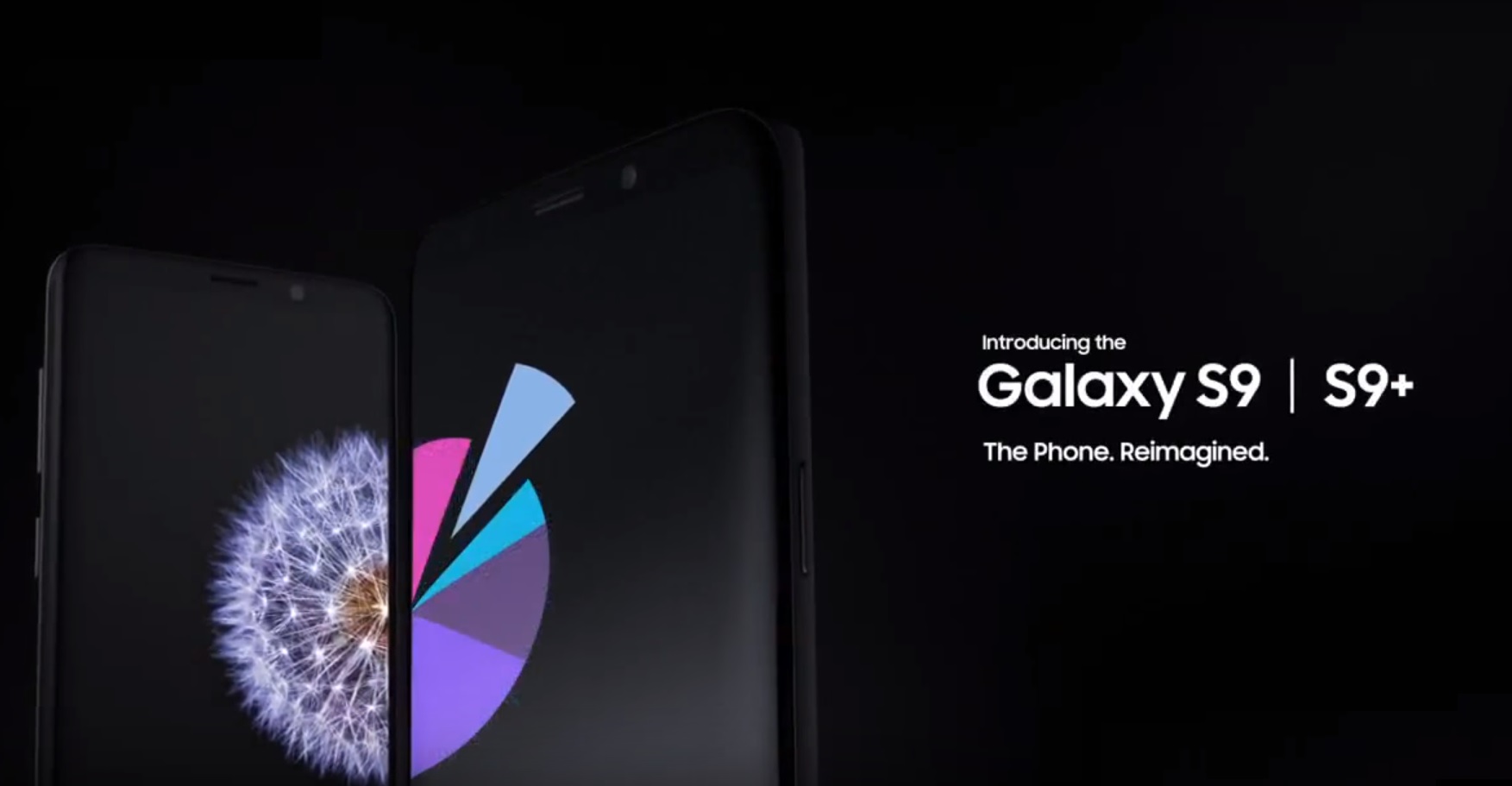 Official preview of Samsung Galaxy S9 and Galaxy S9 +
