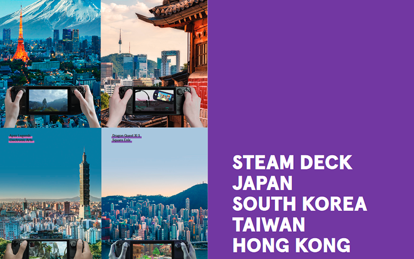 Valve a publié un livre numérique consacré à la sortie de Steam Deck à Taïwan, Hong Kong, au Japon et en Corée du Sud. Ce livre parle de Steam, des jeux, de la console et de l'entreprise.