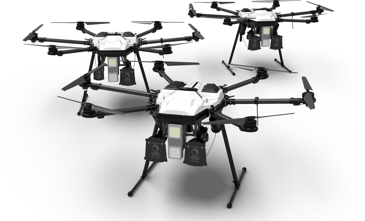 Fortem Technologies a présenté une nouvelle version du drone DroneHunter F700 pour éliminer les drones de type Shahed-136 et Orlan