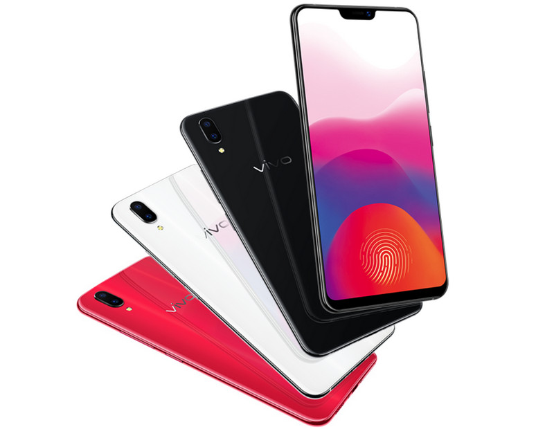 Смартфон Vivo X21 получил «чёлку» и сканер отпечатков пальцев в экране