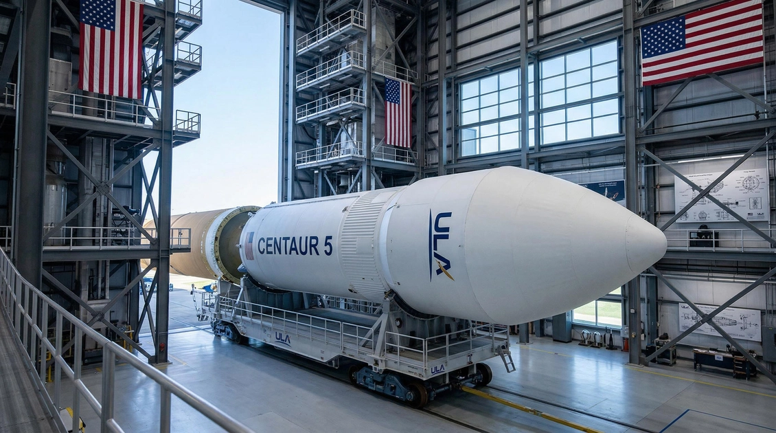 Верхній ступінь Centaur 5 на виробництві