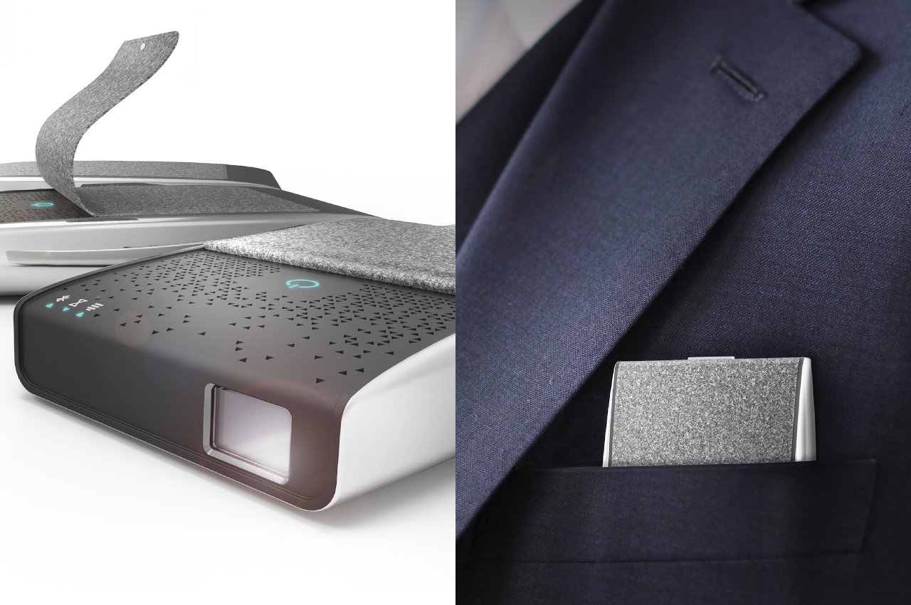 This pico projector concept is made to look as dapper as your suit