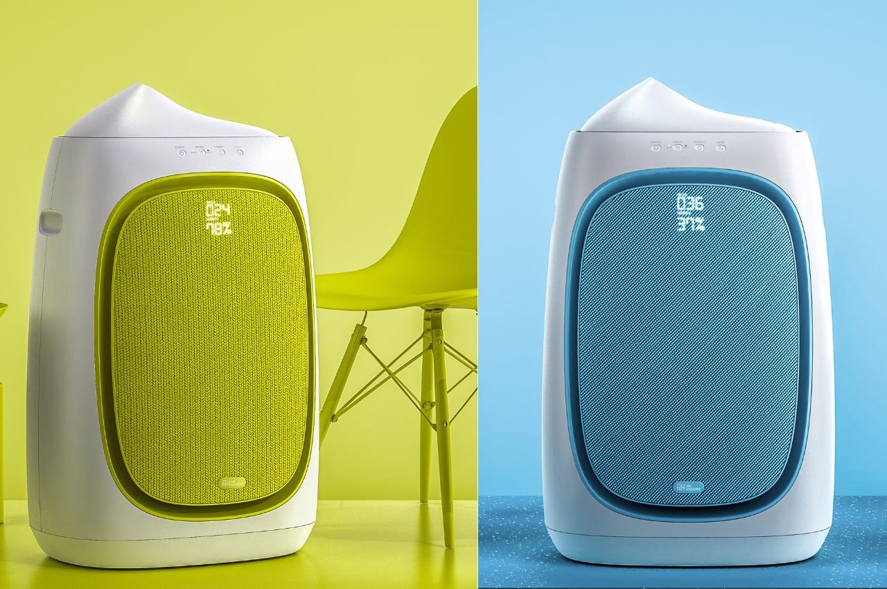 Air purifier and humidifier concept makes sure you’re breathing in good air in your room