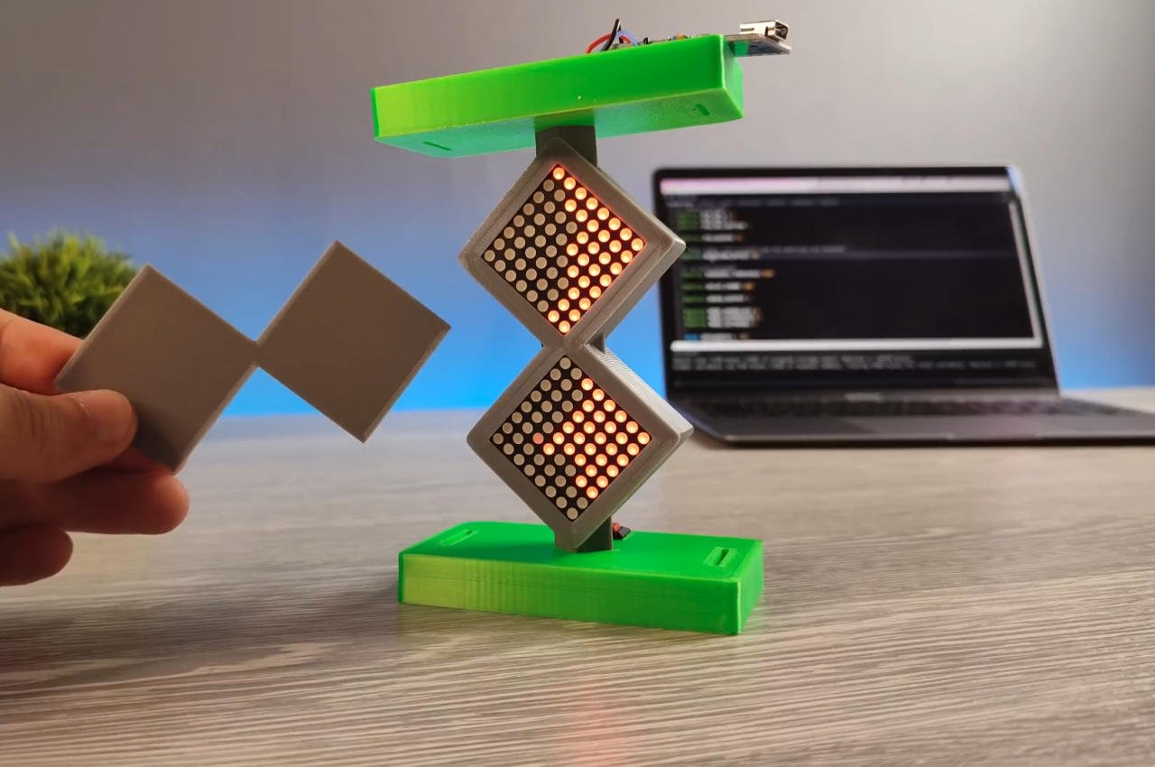 This DIY digital hourglass delivers a retro feeling without the messy sand-18