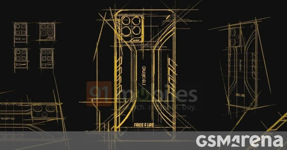 Realme 9 Pro+ Free Fire Edition’s design revealed through leaked image