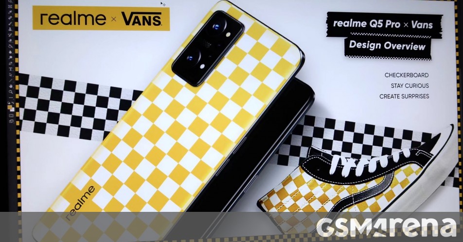 Realme Q5 taquiné avec une charge plus rapide, fuites de la version Q5 Pro x Vans