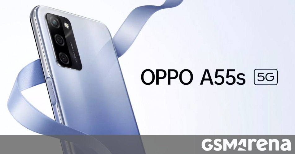Oppo A55s 5G unveiled – a cheaper A55 5G version
