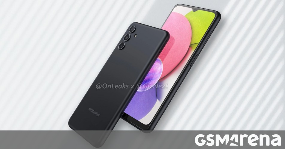 Samsung Galaxy A04s renders show a tweaked design