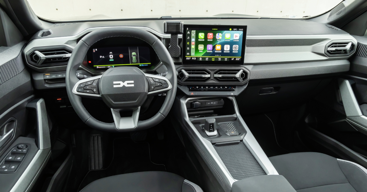 Interior of the Dacia Bigster Mild Hybrid