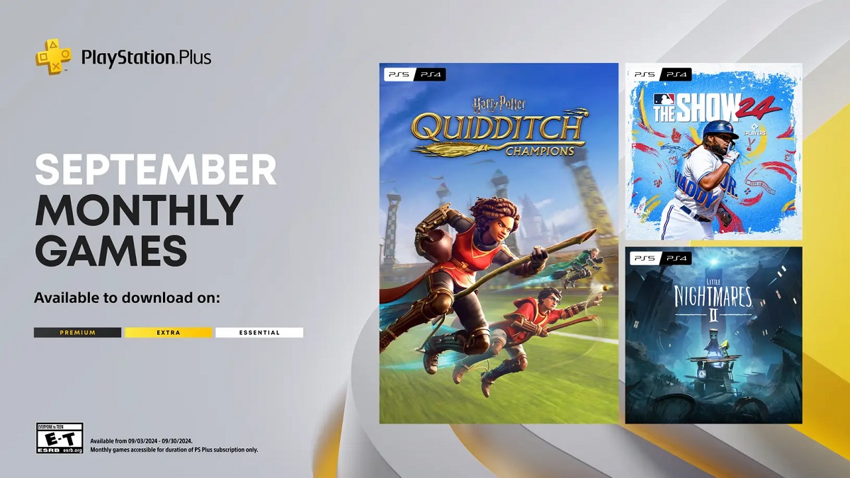 Sony представила добірку ігор вересня для передплатників PlayStation Plus: до неї увійде і новинка - Harry Potter: Quidditch Champions