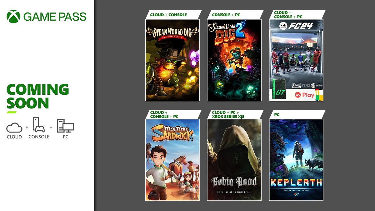 A selection of new Xbox Game Pass titles for the second half of June includes seven games, including EA Sports FC 24 and new horror game Still Wakes the Deep