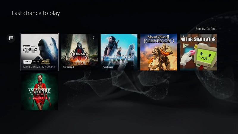 An image of the games available on PS Plus