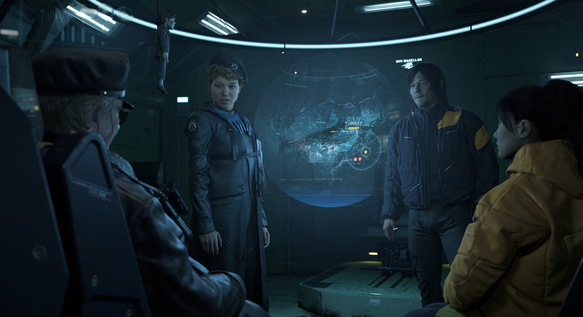 Сцена из Death Stranding 2, где переплетаются кино и игры