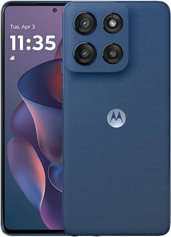 Задня панель Motorola Edge 60 Stylus у кольорі Pantone Surf the Web