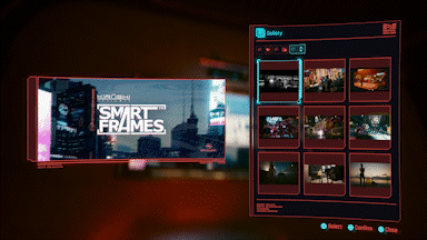Cyberpunk 2077 gameplay in photo mode