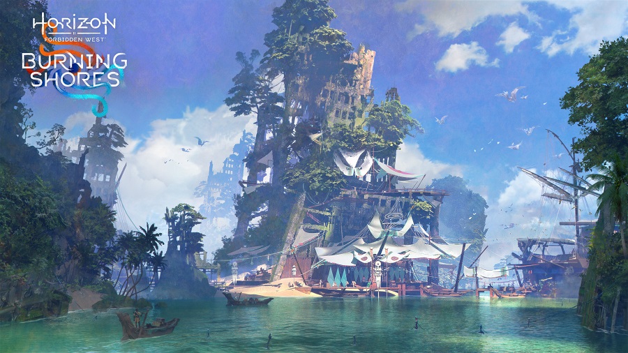 Sony has released new screenshots of the Burning Shores add-on for Horizon Forbidden West. A short clip of the Quen Navigator tribe is also shown-3