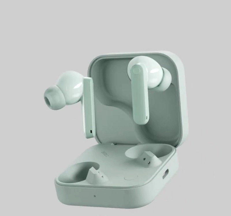 Boîtier des écouteurs CMF Buds 2 avec régulateur translucide