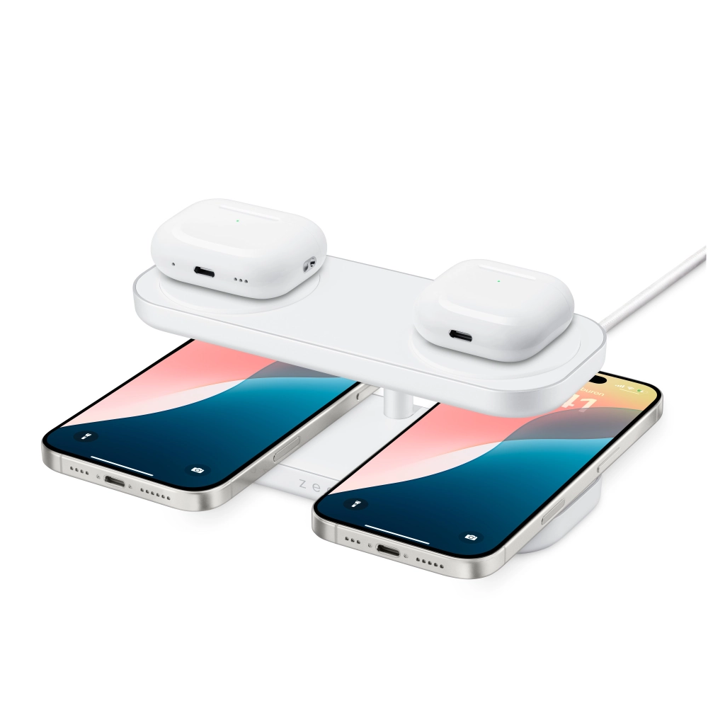 Quattro Wireless Charger Pro 4 - vue de dessus