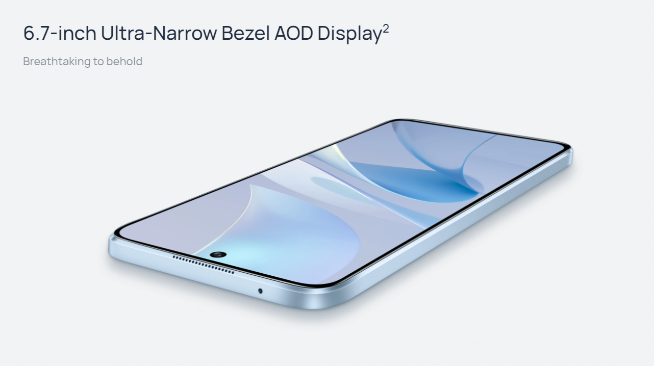 Vue arrière du Huawei nova 13i