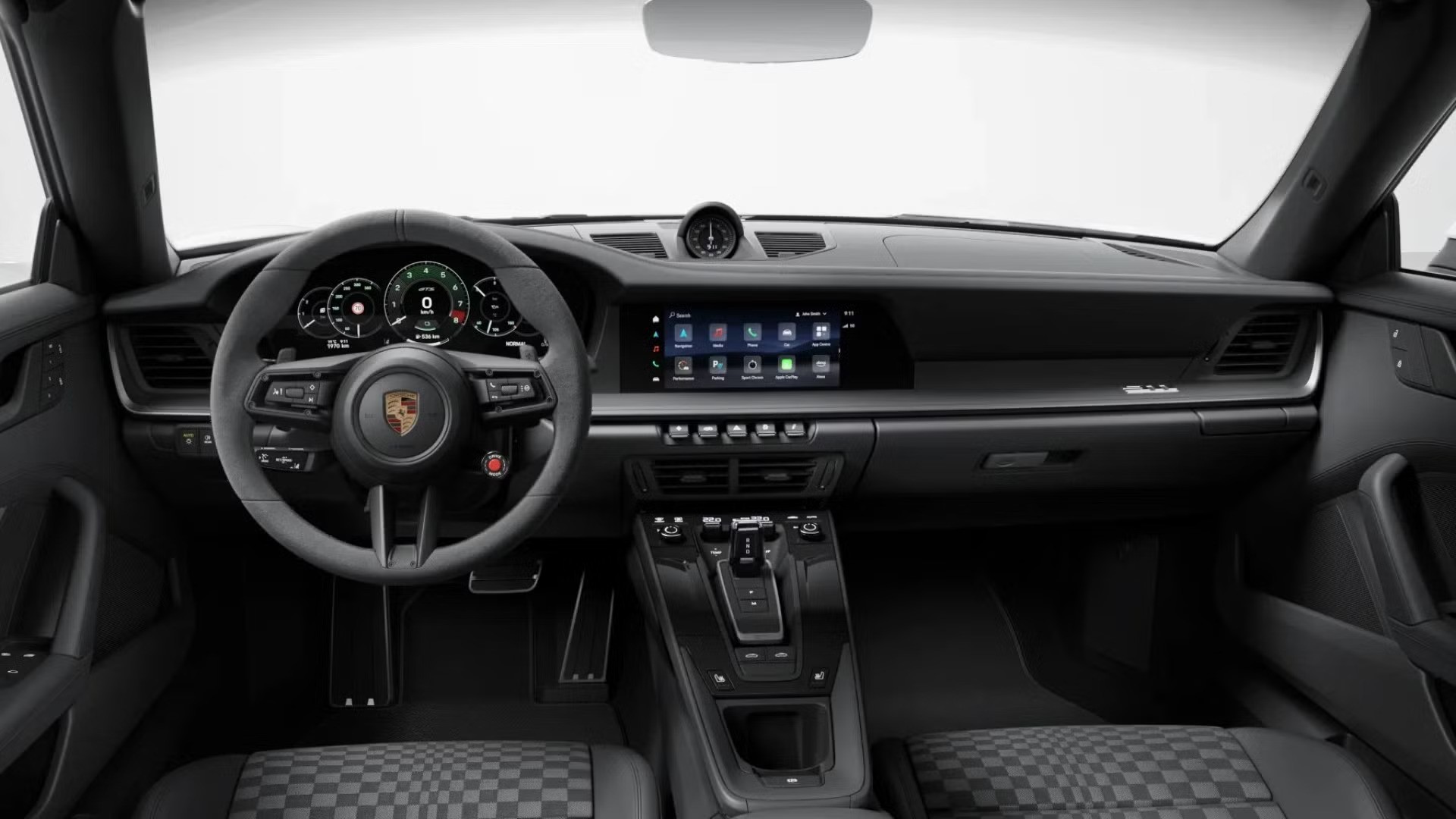 Tableau de bord de la Porsche 911 Carrera