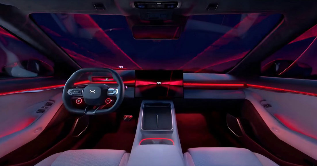 Xpeng P7 спереди