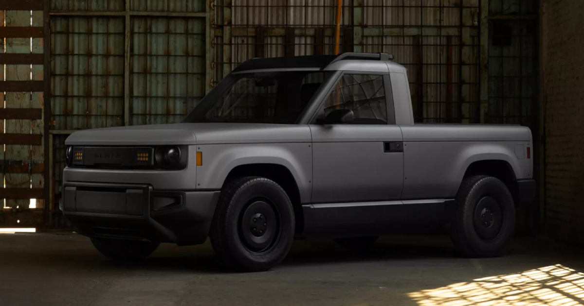 The Slate electric pick-up truck