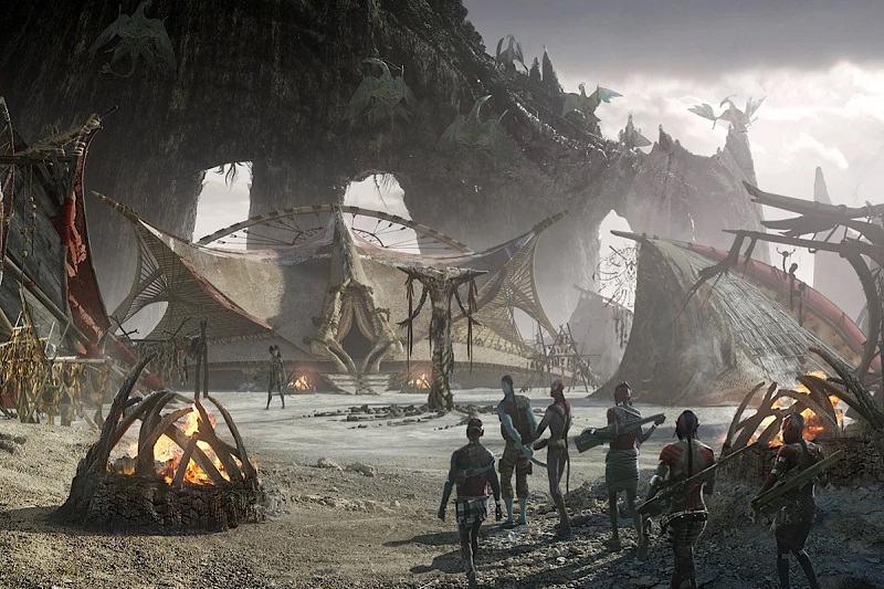 Краса Пандори, клани Na'vi та повітряні судна: Disney представила п'ять яскравих концепт-артів третьої частини Avatar-2