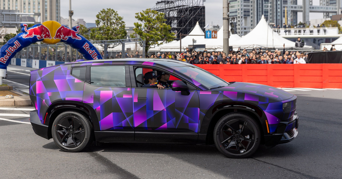 Honda 0 SUV prototype at an event in Tokyo