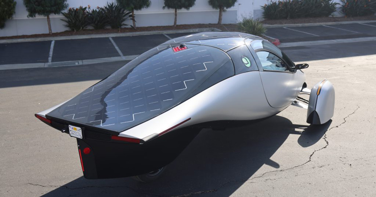 Aptera three-wheeled electric car