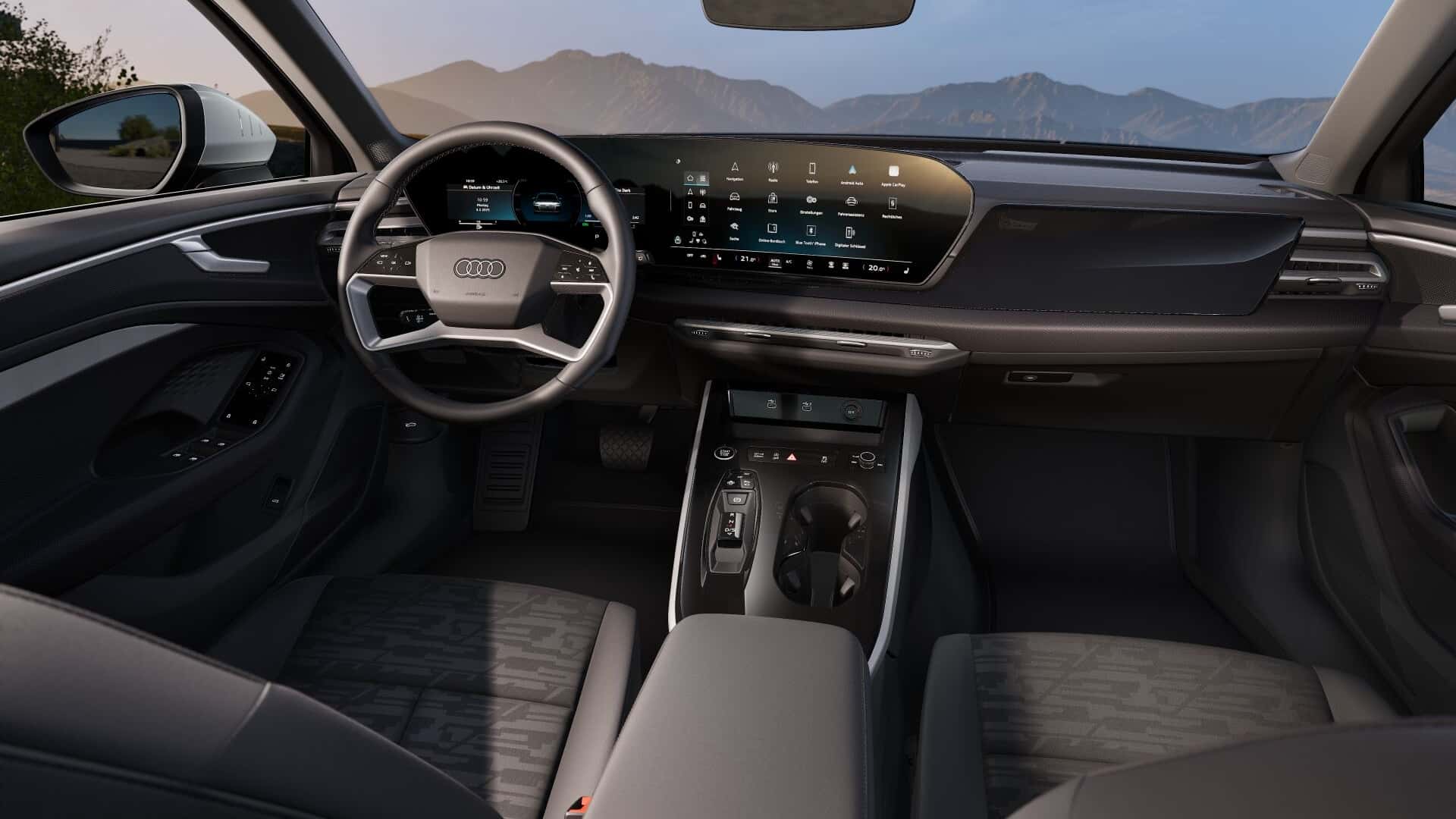 Дизайн інтер'єру Audi A6 Avant у базовій комплектації