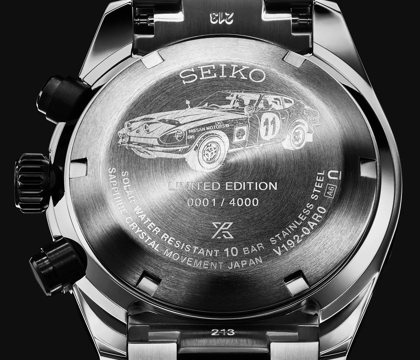 Задняя часть часов Seiko Prospex Speedtimer SSC957
